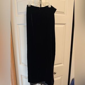 Nine & Co. Black Velvet Skirt